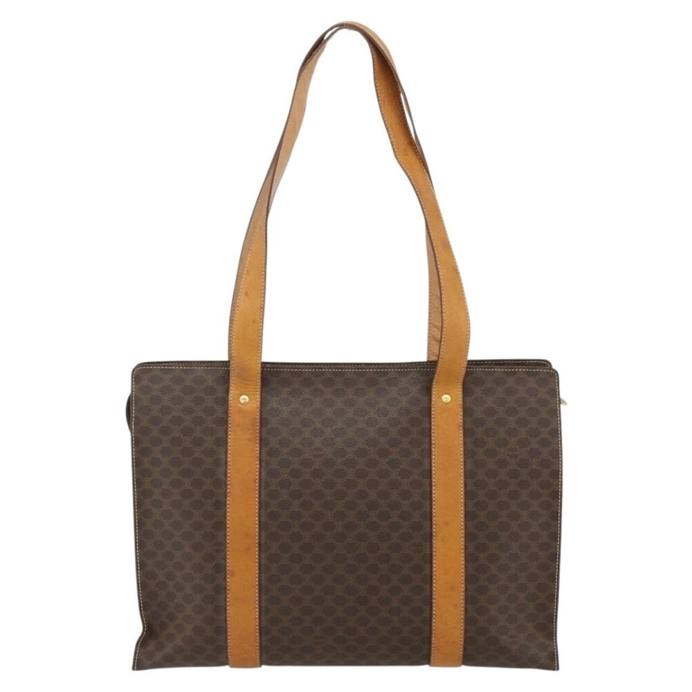Celine Macadam Tote Bag Brown